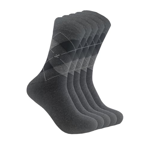 Max Lindner Business-Socken für Damen & Herren – 10 oder 5 Paar | Atmungsaktiv & bequem | Rauten- & Karo-Muster | Perfekte Passform (Größe 36-53) | Hochwertig & langlebig | Made in Germany von Bale