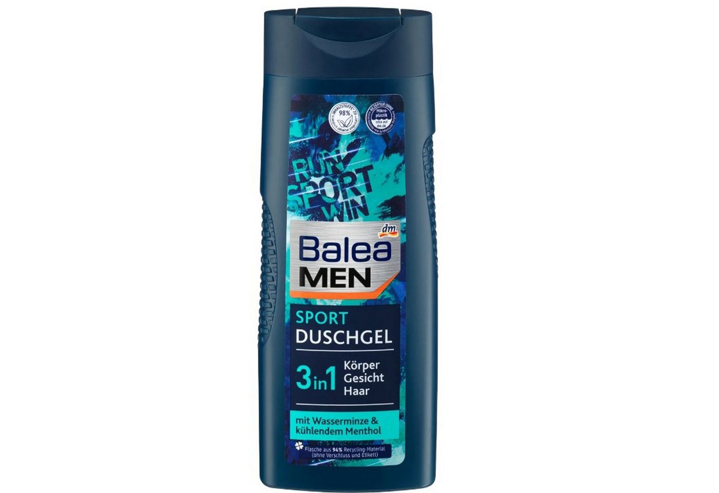 Balea Duschgel Männerduschgel Duschgel für Männer Men 3in1 Shampoo, VEGAN von Balea