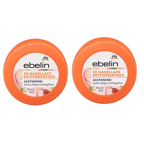 Nagellackentferner pads acetonfrei, Pflegend, Nail Polish Remover Pads Acetonfrei, Mild und Pflegend, Reisegröße, 2x30 pads von Balea von Balea