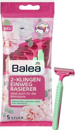Balea Einwegrasierer 2-Klingen, 1 x 5 St von Volans