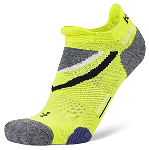 Balega Damen Ultraglide Socken, Neon Lime/Grey Heather, Medium von Balega