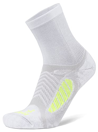 Balega Damen Ultraleichte Crew Performance Athletic Laufsocken Herren, Weiß, Medium von Balega