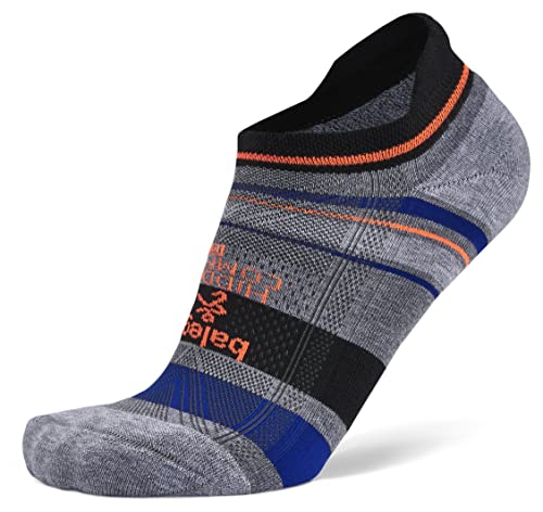 Balega Unisex Versteckter Komfort Laufsocken, Ode to Grey, XL von Balega