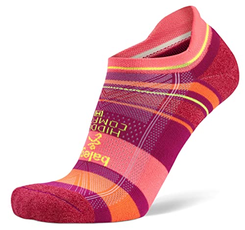 Balega Unisex-Erwachsene Hidden Comfort No Show Running Socks for Men and Women Performance Athletic Laufsocken für Damen und Herren, Wildberry, Small von Balega