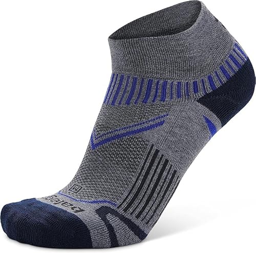 Balega Unisex-Erwachsene Socken, Grau meliert/Tinte, Large von Balega