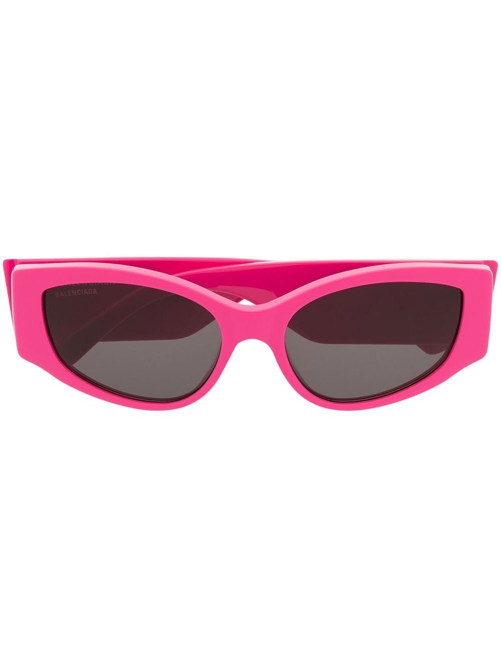 Balenciaga Eyewear Cat-Eye-Sonnenbrille mit Logo-Print - Rosa von Balenciaga Eyewear