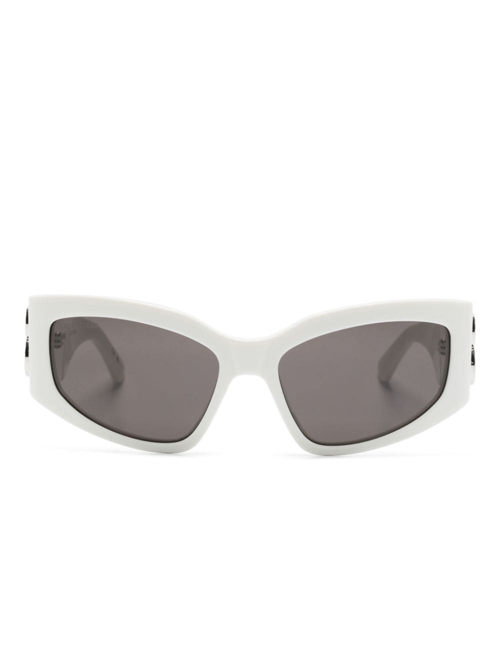 Balenciaga Eyewear Bossy Sonnenbrille mit Butterfly-Gestell - Weiß von Balenciaga Eyewear