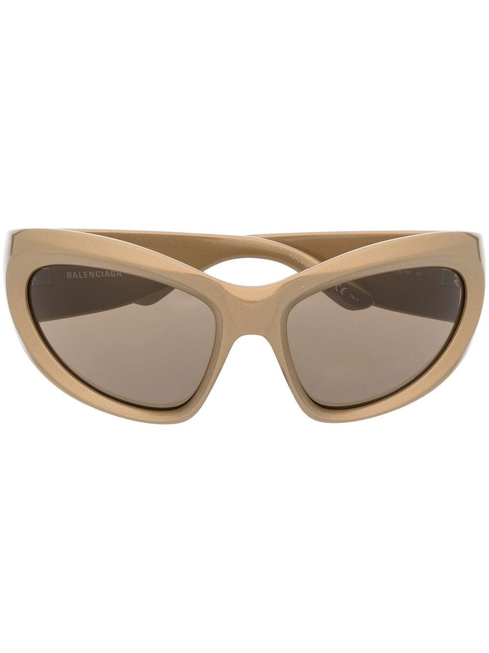 Balenciaga Eyewear Cat-Eye-Sonnenbrille - Gold von Balenciaga Eyewear