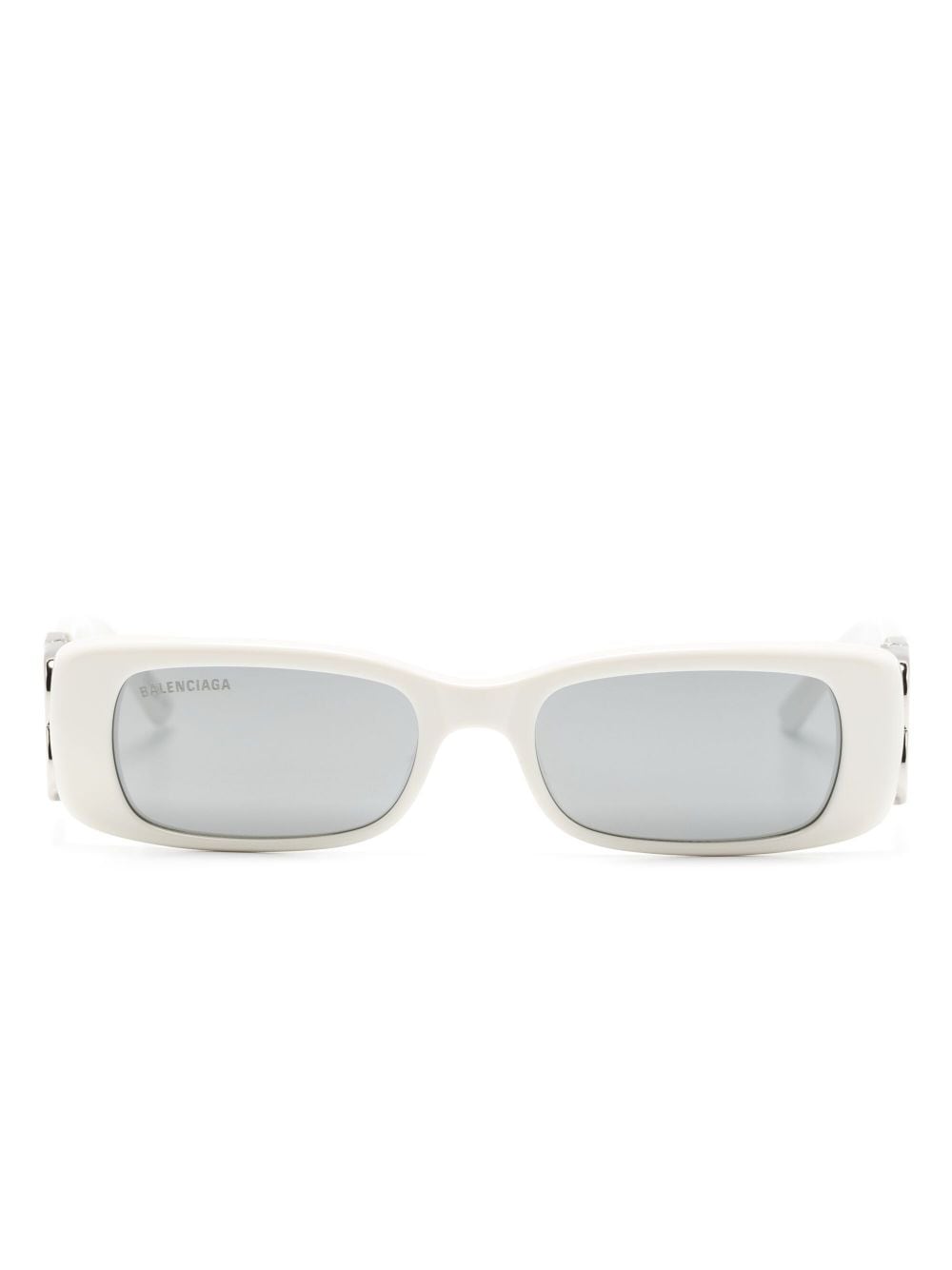 Balenciaga Eyewear Dynasty Sonnenbrille mit eckigem Gestell - Weiß von Balenciaga Eyewear