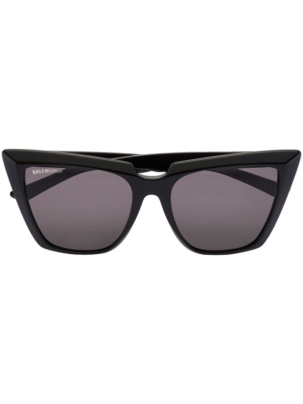 Balenciaga Eyewear Eckige Cat-Eye-Sonnenbrille - Schwarz von Balenciaga Eyewear