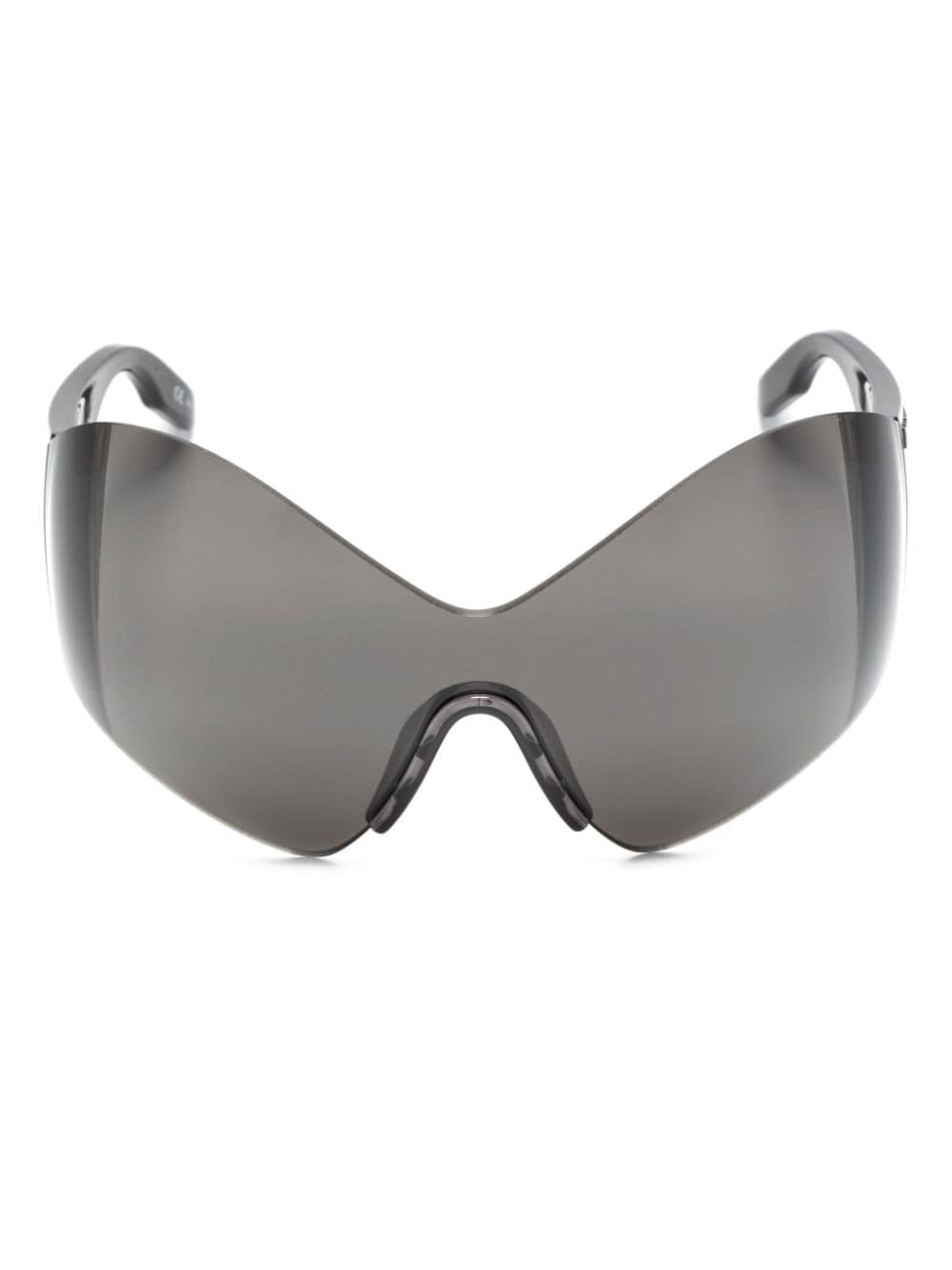 Balenciaga Eyewear Mask Sonnenbrille im Butterfly-Design - Schwarz von Balenciaga Eyewear