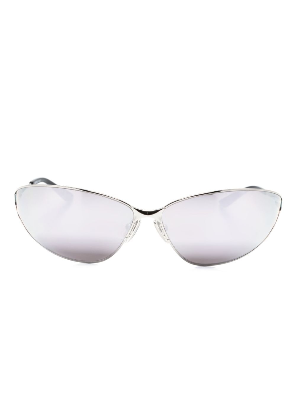 Balenciaga Eyewear Razor Cat Cat-Eye-Sonnenbrille - Silber von Balenciaga Eyewear