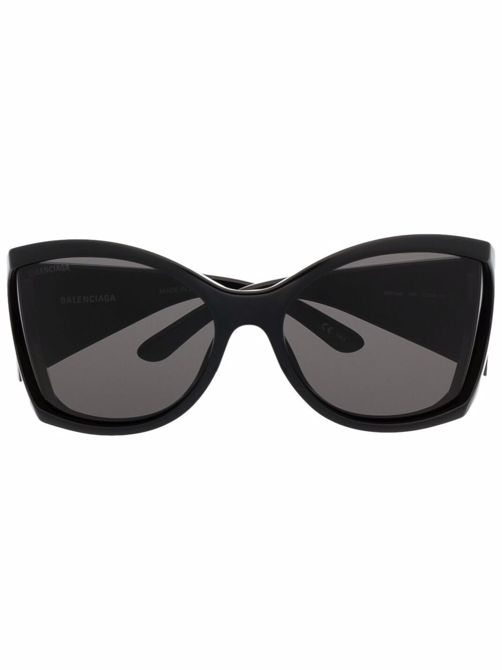 Balenciaga Eyewear Void Sonnenbrille im Butterfly-Design - Schwarz von Balenciaga Eyewear