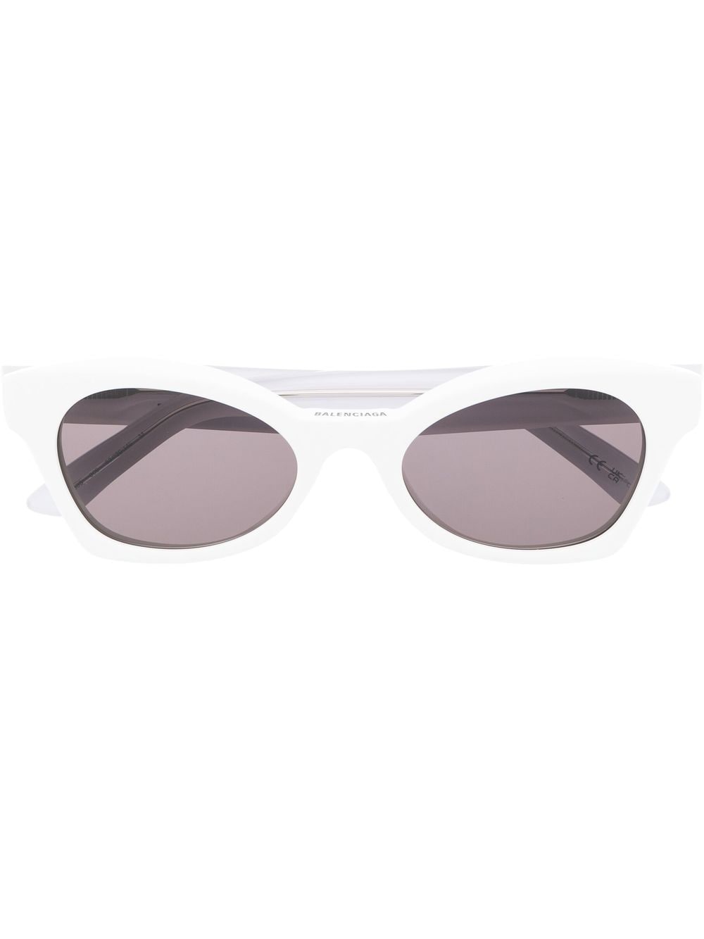 Balenciaga Eyewear Sonnenbrille mit Cat-Eye-Gestell - Weiß von Balenciaga Eyewear