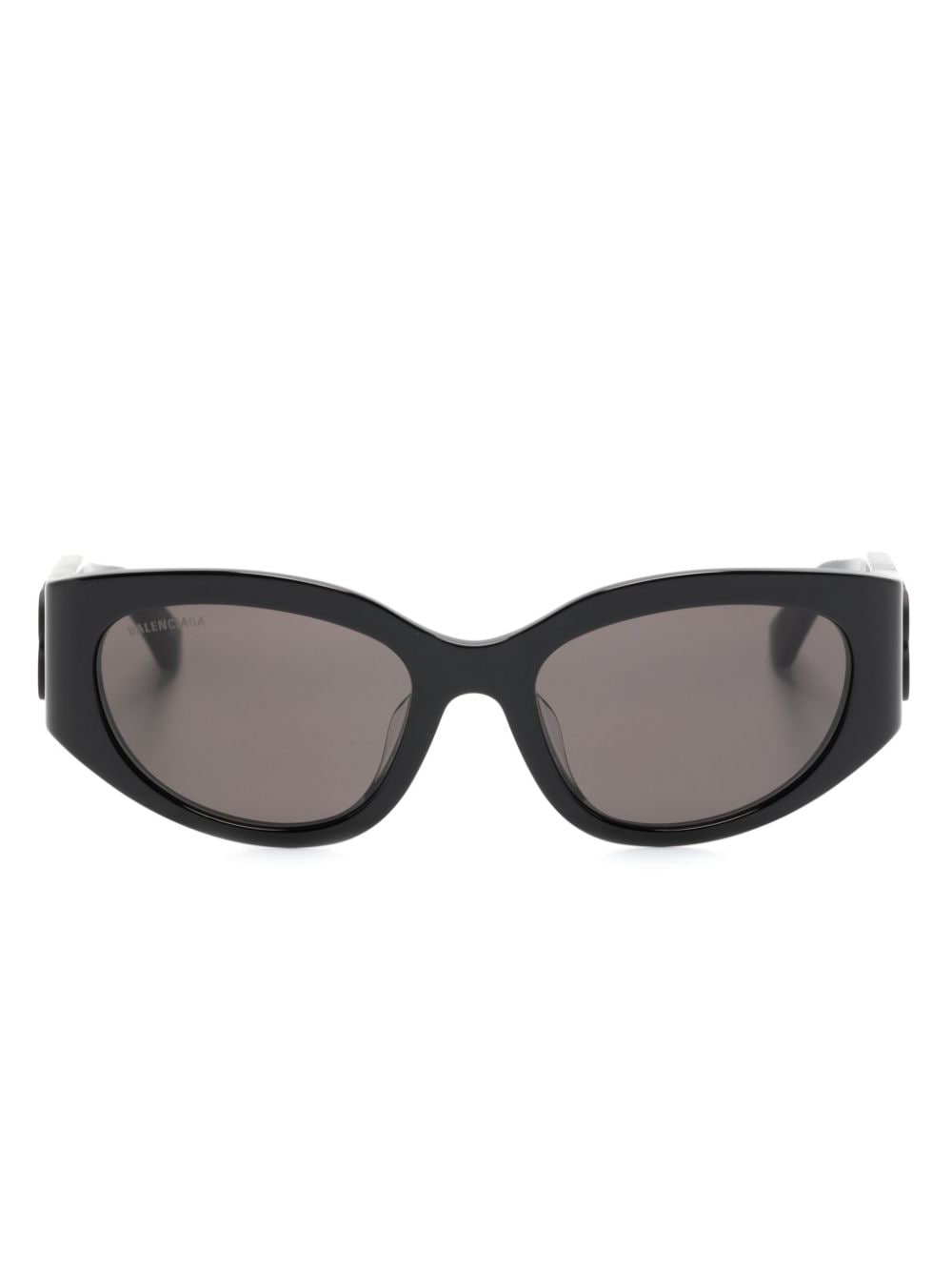 Balenciaga Eyewear Sonnenbrille mit ovalem Gestell - Schwarz von Balenciaga Eyewear