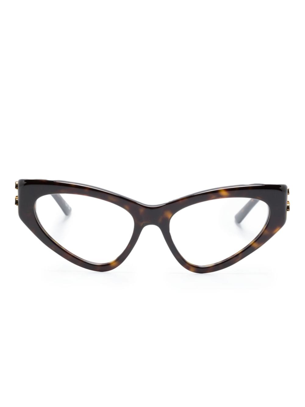 Balenciaga Eyewear Cat-Eye-Brille in Schildpattoptik - Braun von Balenciaga Eyewear
