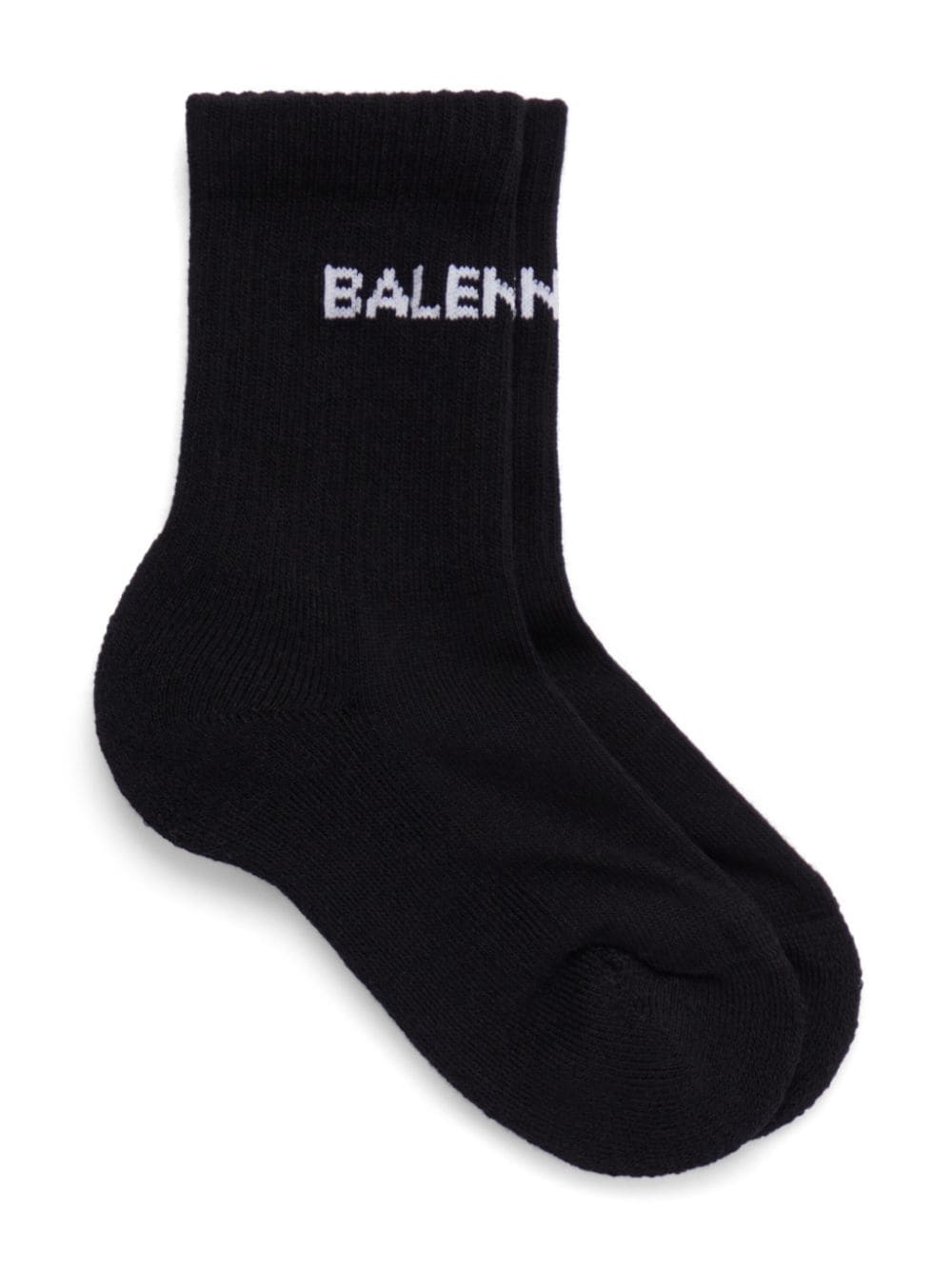 Balenciaga Kids Socken mit Intarsien-Logo - Schwarz von Balenciaga Kids