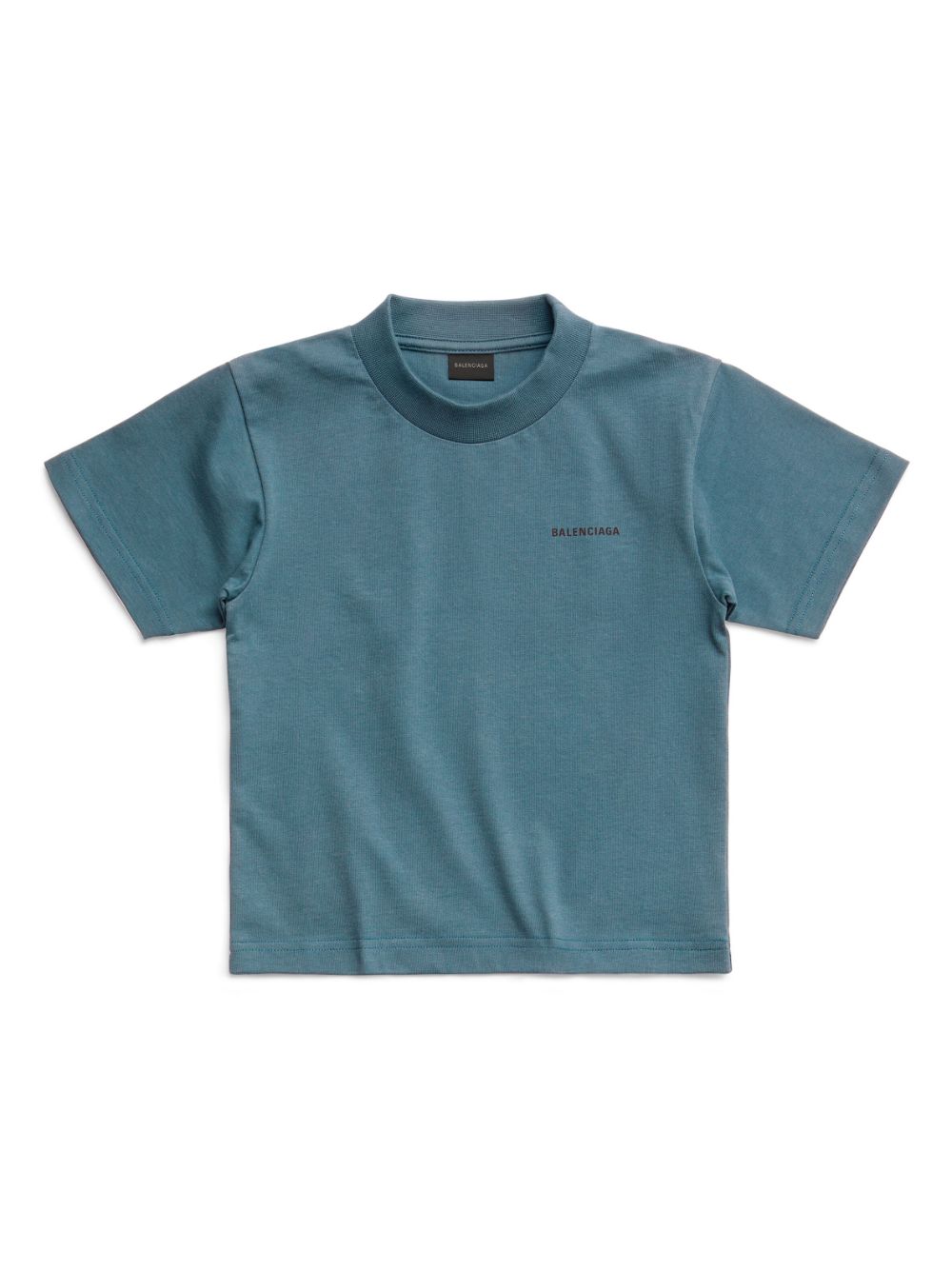 Balenciaga Kids T-Shirt mit Logo-Print - Blau von Balenciaga Kids