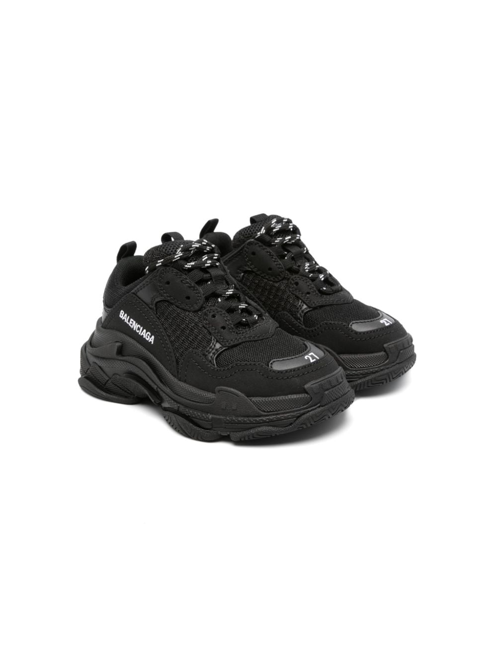 Balenciaga Kids Triple S Sneakers - Schwarz von Balenciaga Kids