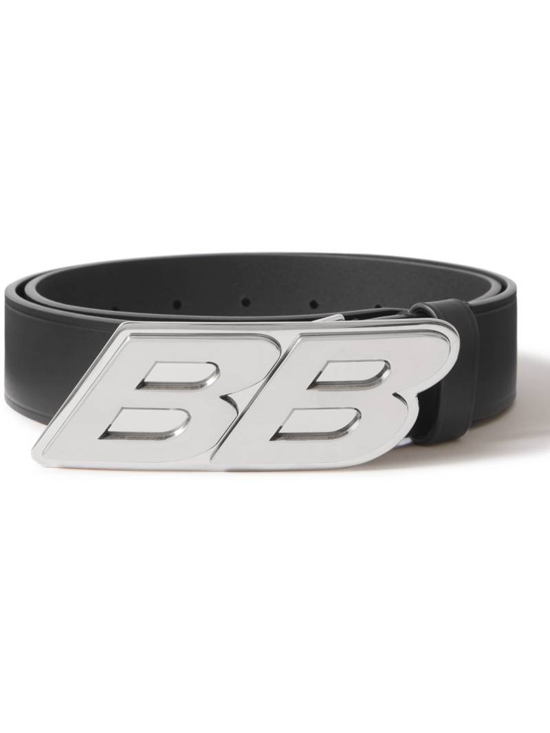 Balenciaga - 3.5cm Logo-Embellished Leather Belt - Men - Black - EU 100 von Balenciaga