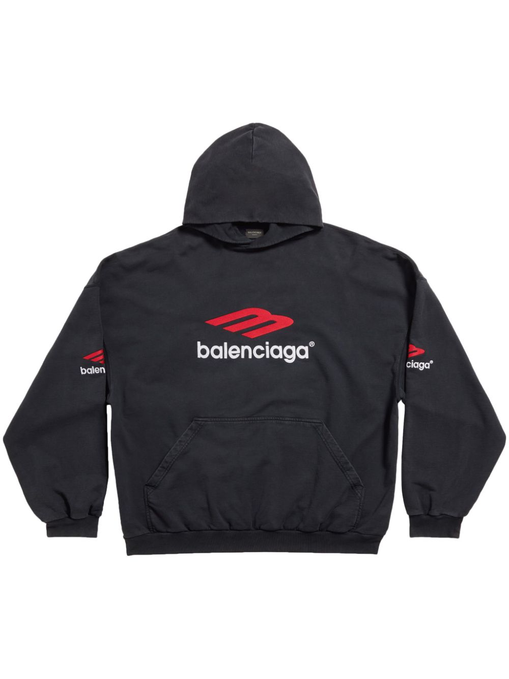 Balenciaga 3B Sports Icon Hoodie - Schwarz von Balenciaga