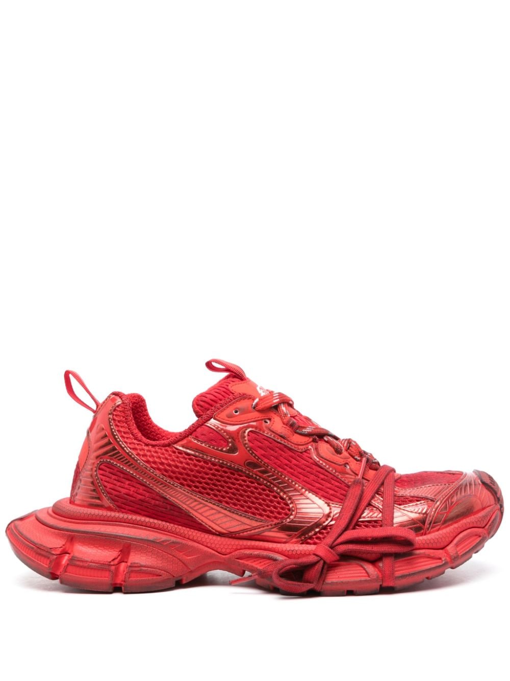 Balenciaga 3XL Sneakers mit Mesh-Einsatz - Rot von Balenciaga