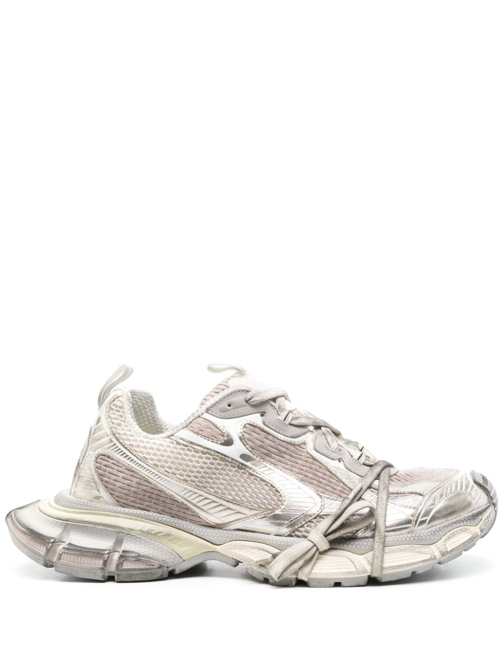 Balenciaga 3XL Sneakers mit Mesh-Einsatz - Nude von Balenciaga