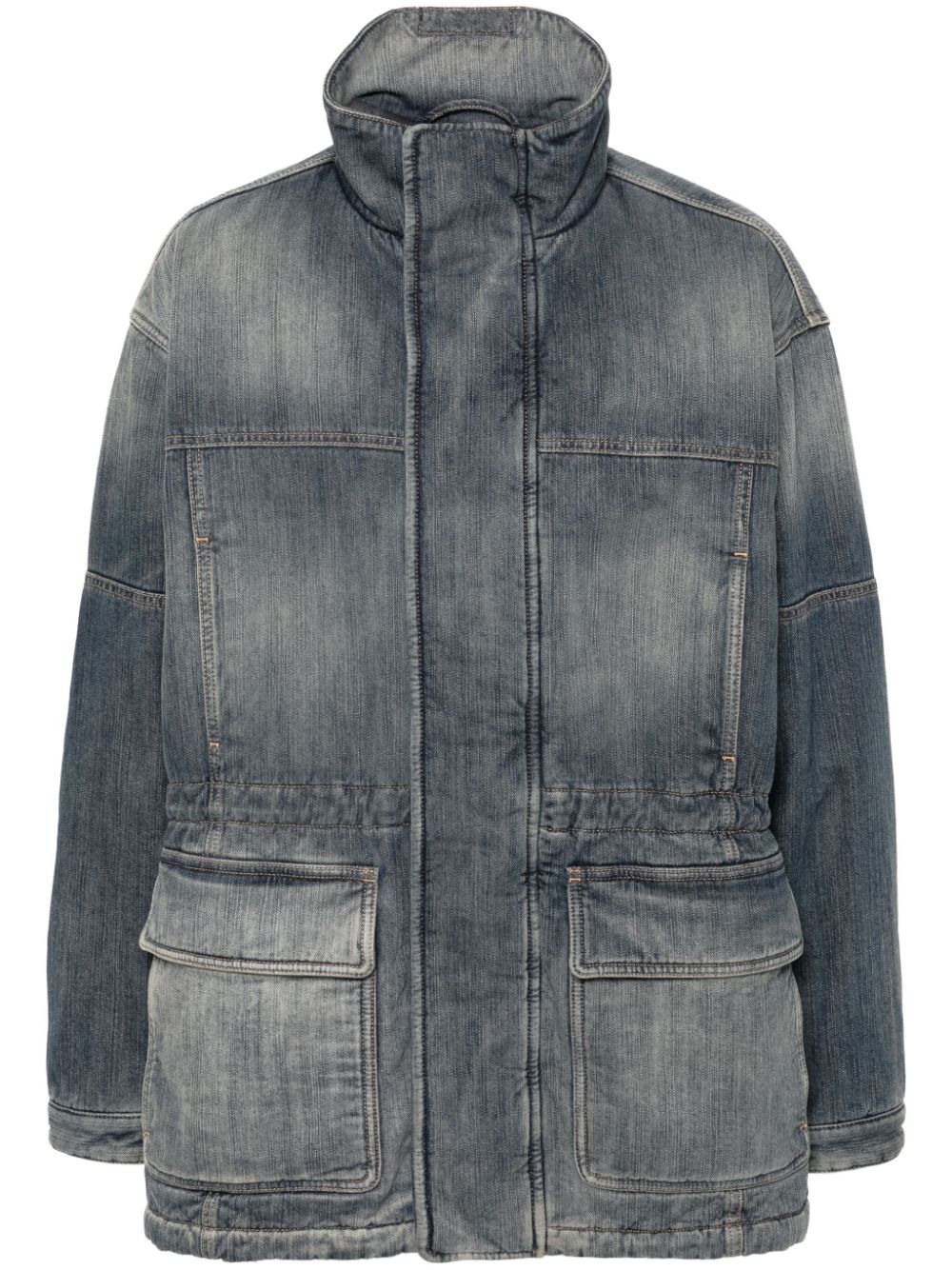 Balenciaga Ausgeblichene Jeansjacke - Blau von Balenciaga