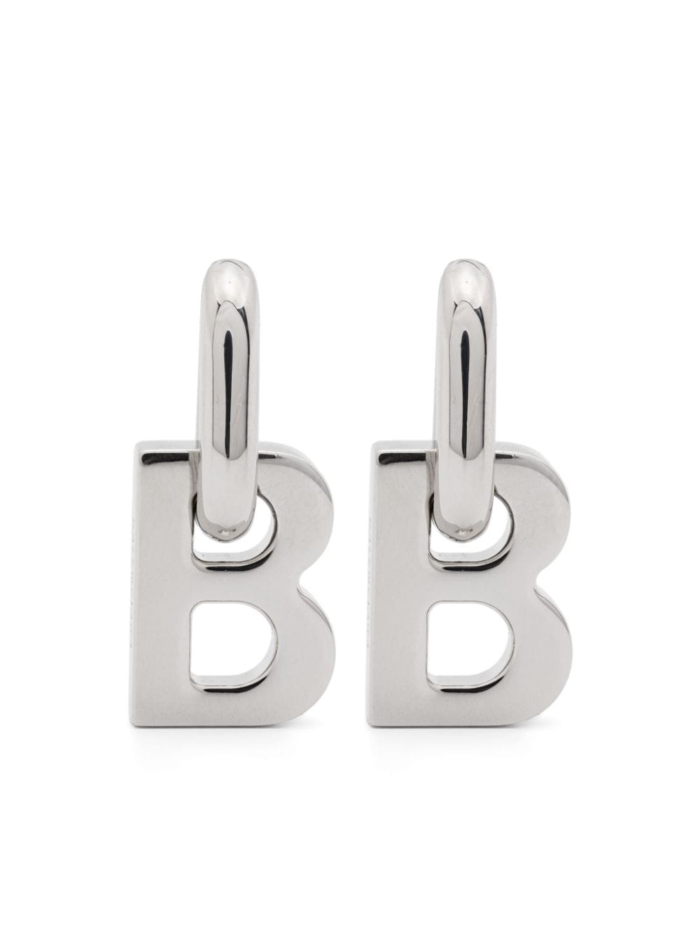 Balenciaga B Chain XS Ohrringe - Silber von Balenciaga