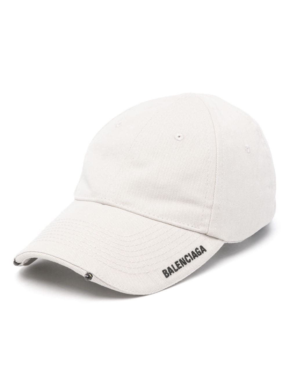 Balenciaga Baseballkappe mit Logo-Stickerei - Nude von Balenciaga