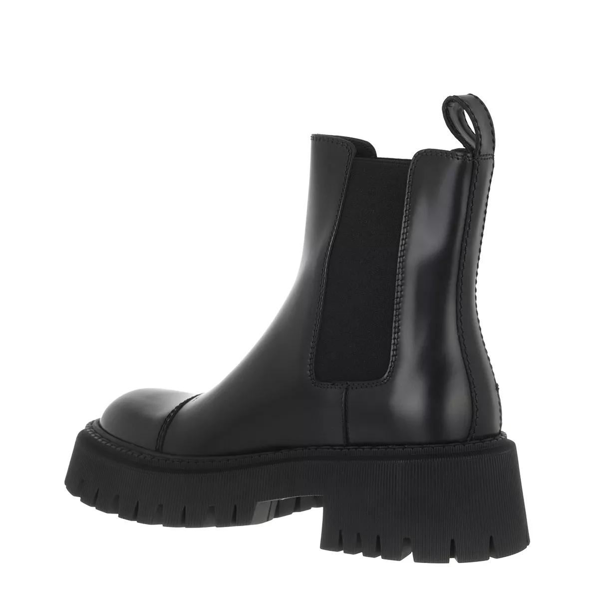 Balenciaga Boots & Stiefeletten - Tractor Booties Calfskin - Gr. 36 (EU) - in Schwarz - für Damen von Balenciaga