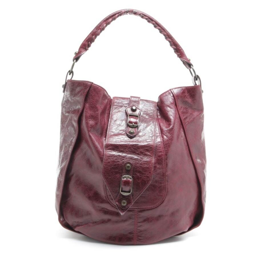 Balenciaga Chevre Shrug Hobo Handtasche Bordeaux von Balenciaga