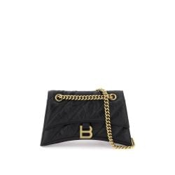 Balenciaga Crush Kleine Schultertasche In Schwarz von Balenciaga