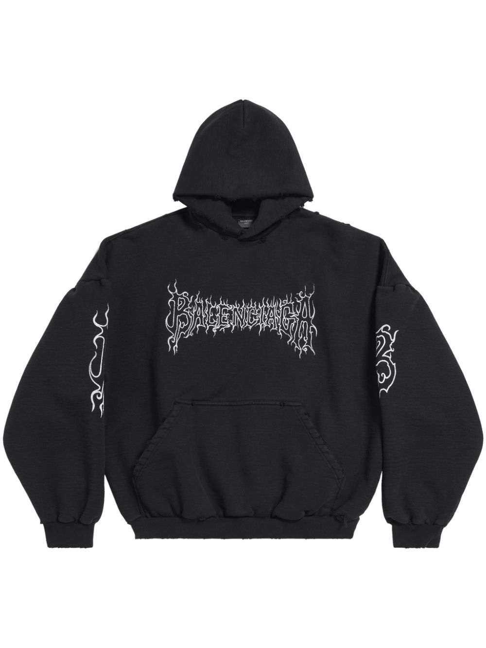 Balenciaga Darkwave Hoodie mit Logo-Print - Schwarz von Balenciaga