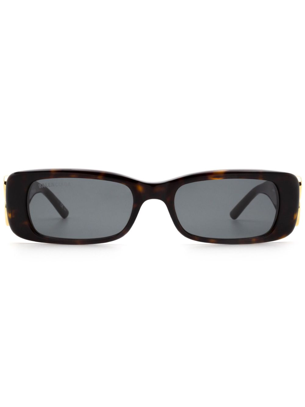 Balenciaga Eckige Dynasty Sonnenbrille - Braun von Balenciaga