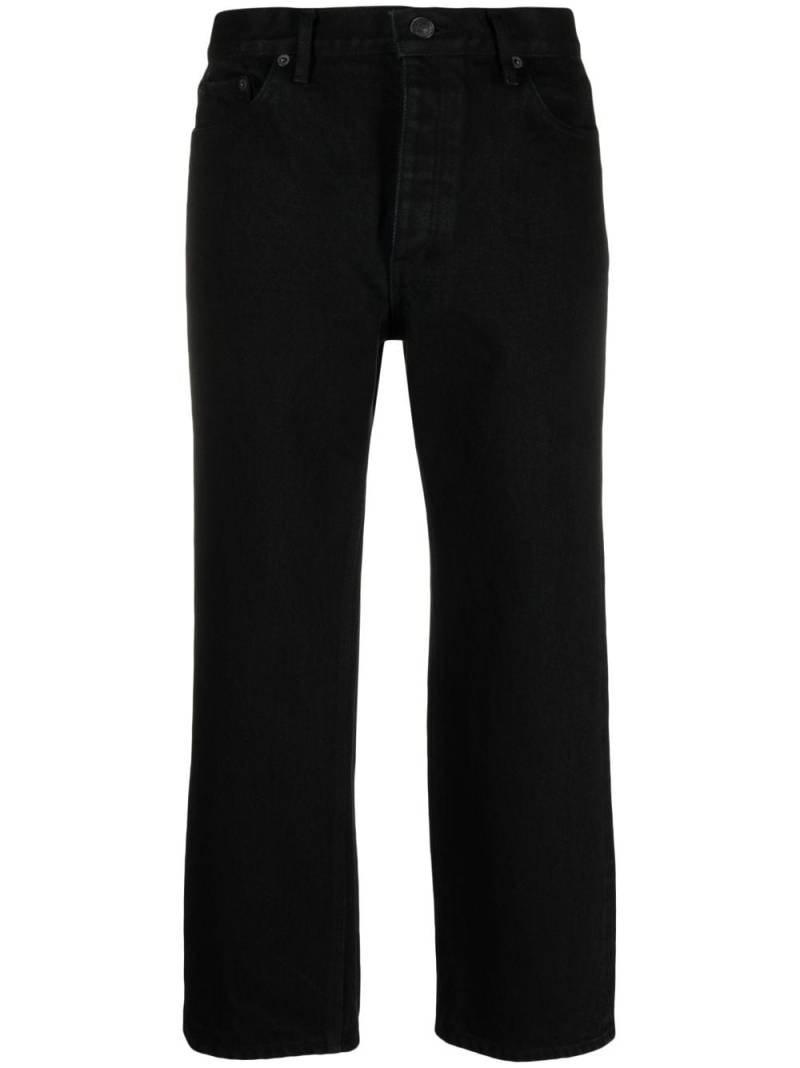 Balenciaga Gerade Cropped-Jeans - Schwarz von Balenciaga