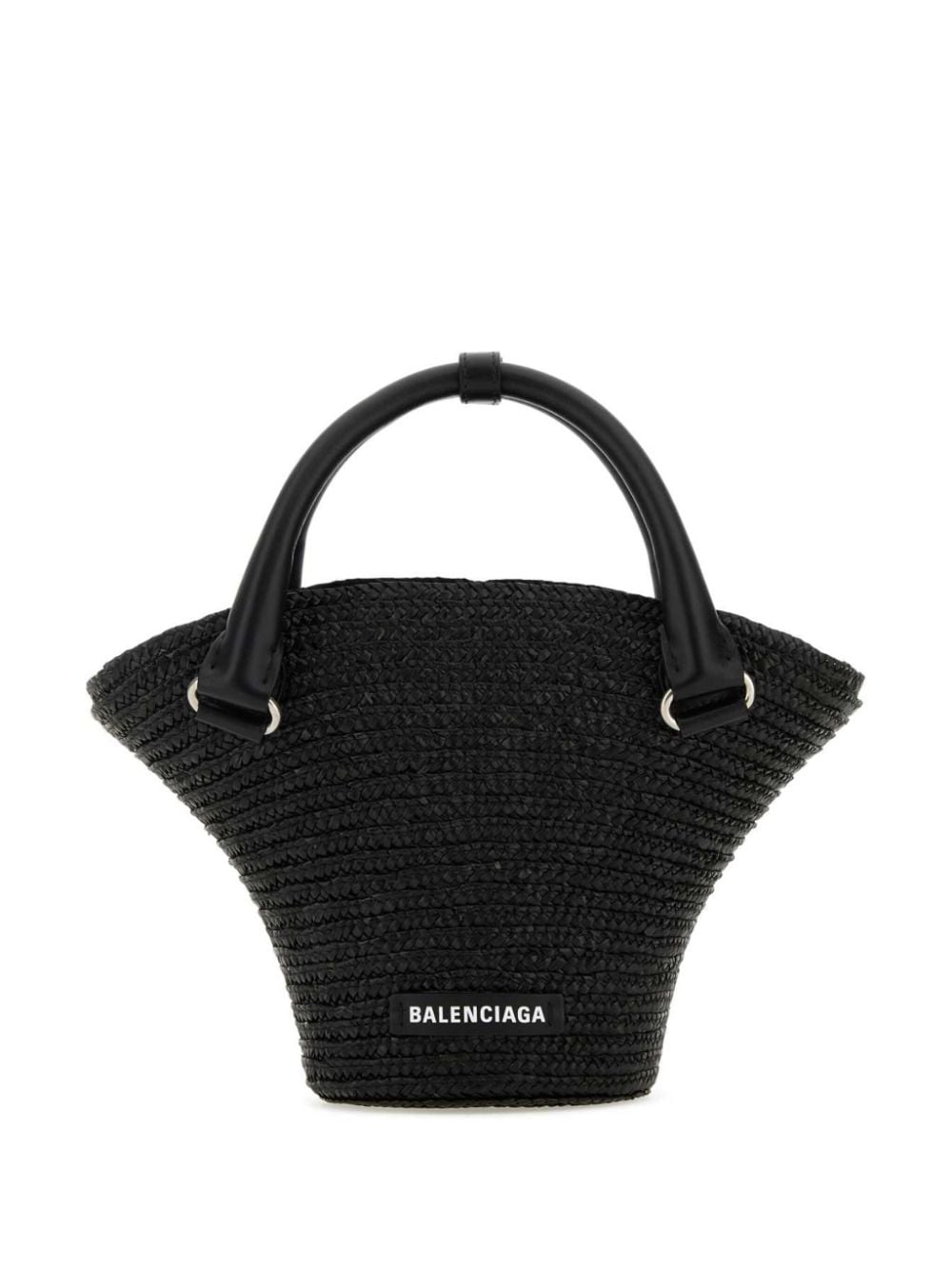 Balenciaga Handtasche aus Raffiabast - Schwarz von Balenciaga