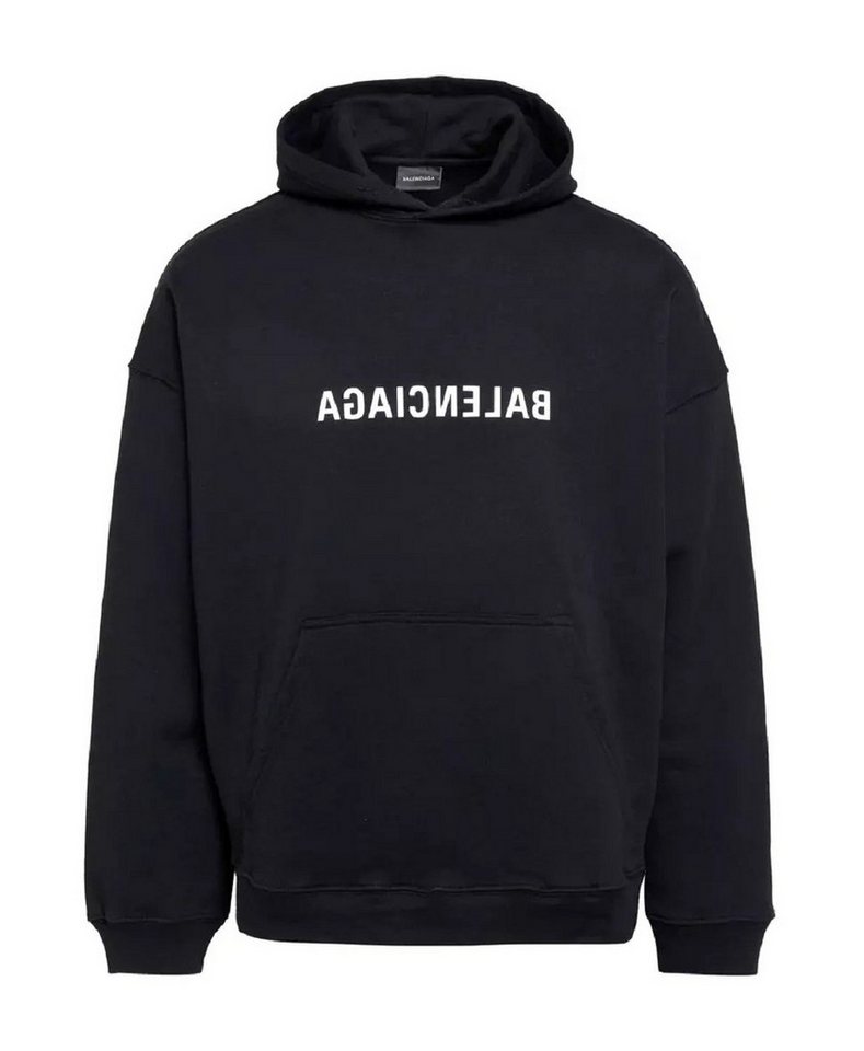 Balenciaga Hoodie Balenciaga Herren Pullover, Balenciaga Hoodie Reverse Logo Pullover. Kängurutasche, Reverse Logo von Balenciaga