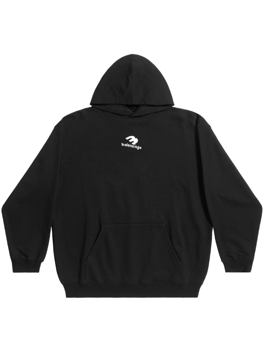 Balenciaga Hoodie mit Logo-Print - Schwarz von Balenciaga