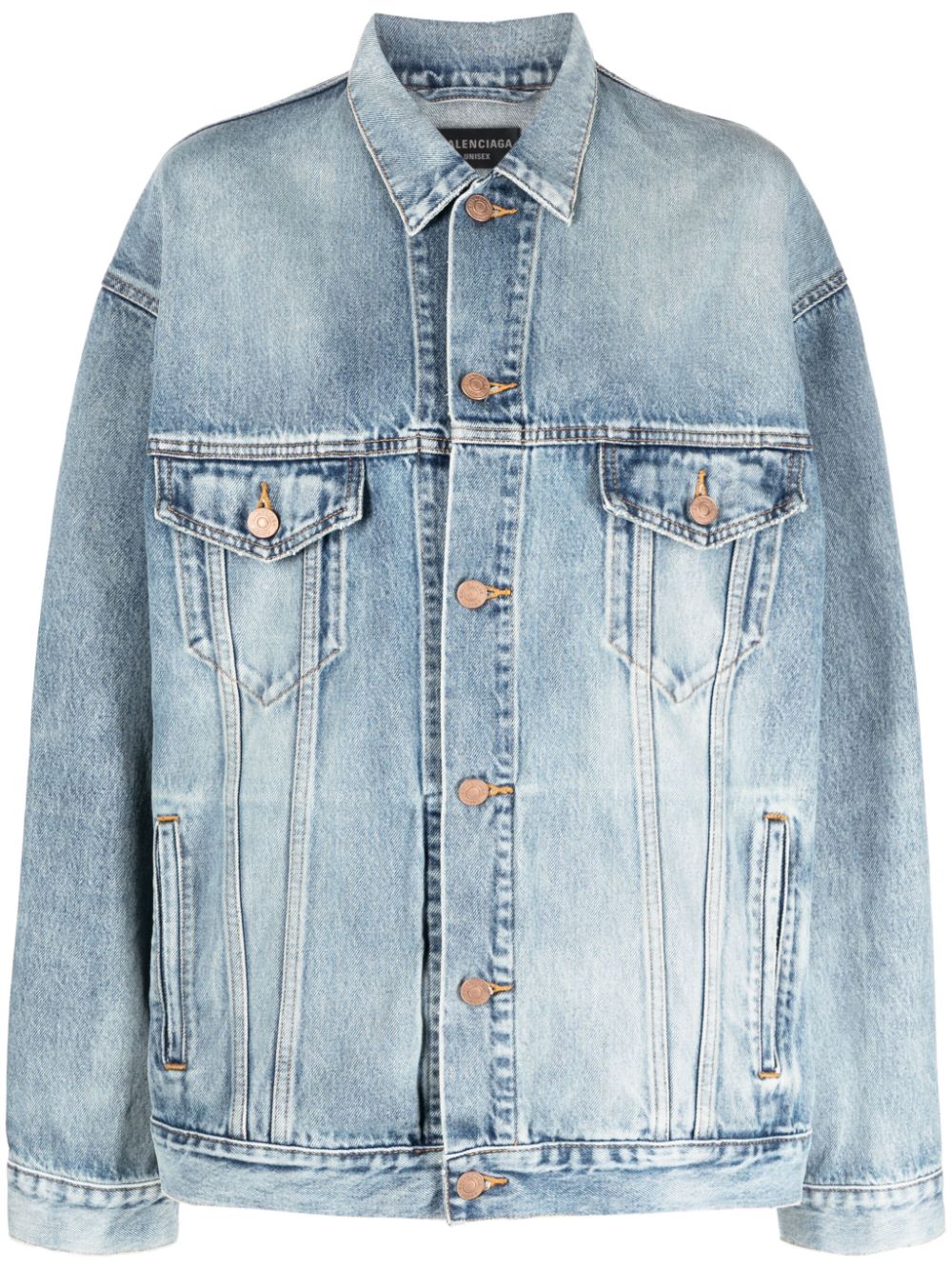 Balenciaga Jeansjacke im Oversized-Look - Blau von Balenciaga