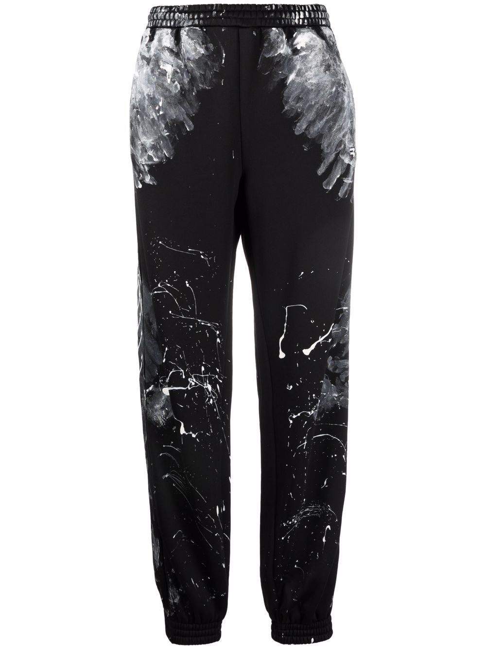 Balenciaga Jogginghose mit Farbklecks-Print - Schwarz von Balenciaga