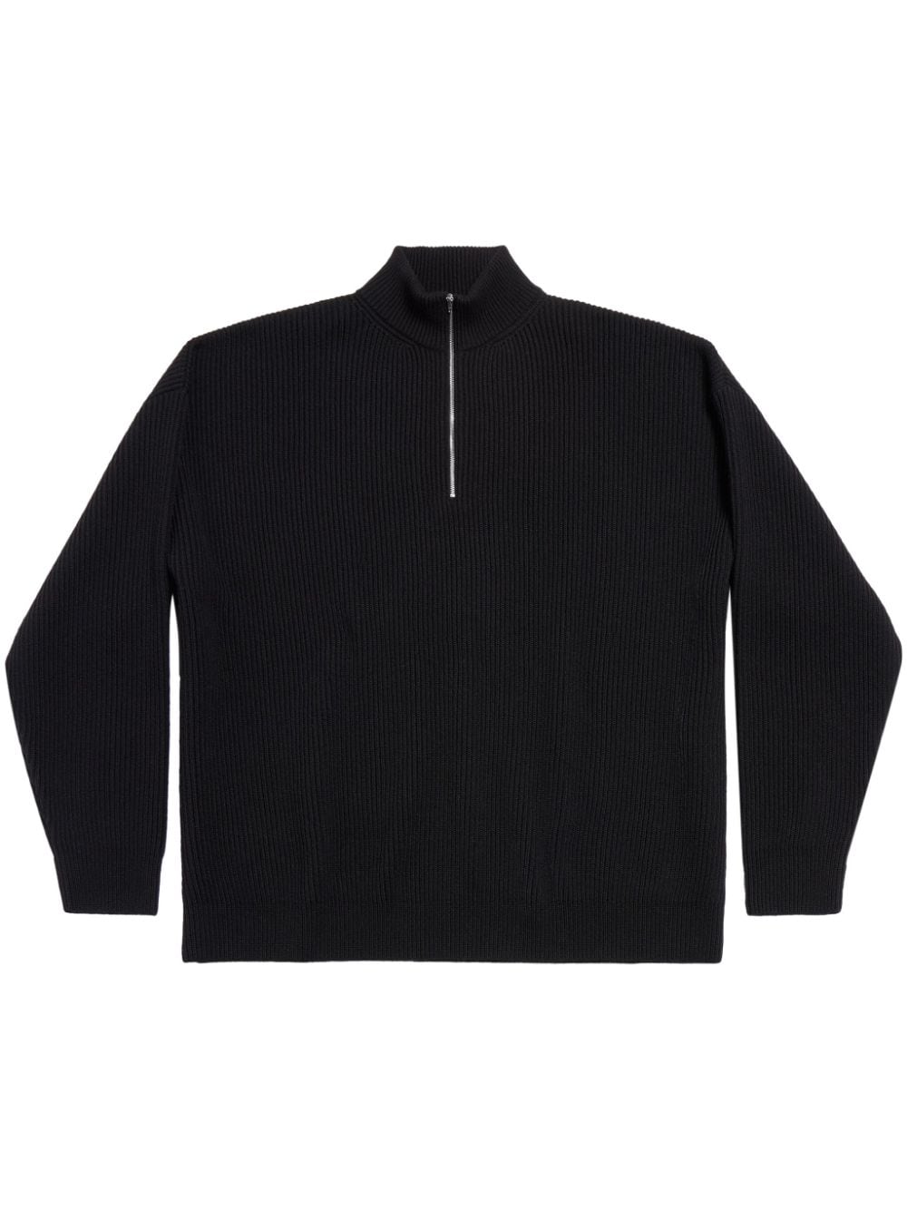 Balenciaga Kaschmirpullover mit Reißverschluss - Schwarz von Balenciaga