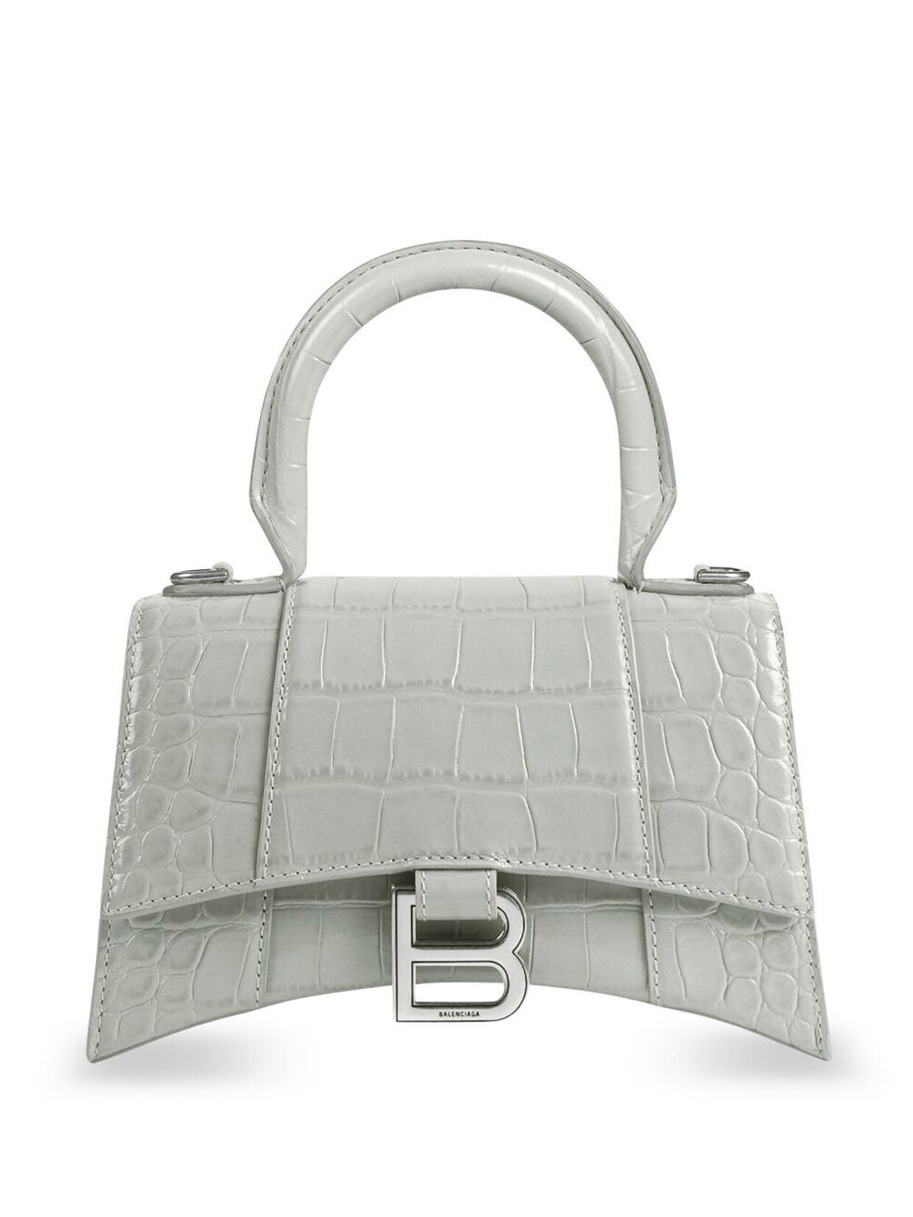 Balenciaga XS Hourglass Handtasche - Grau von Balenciaga