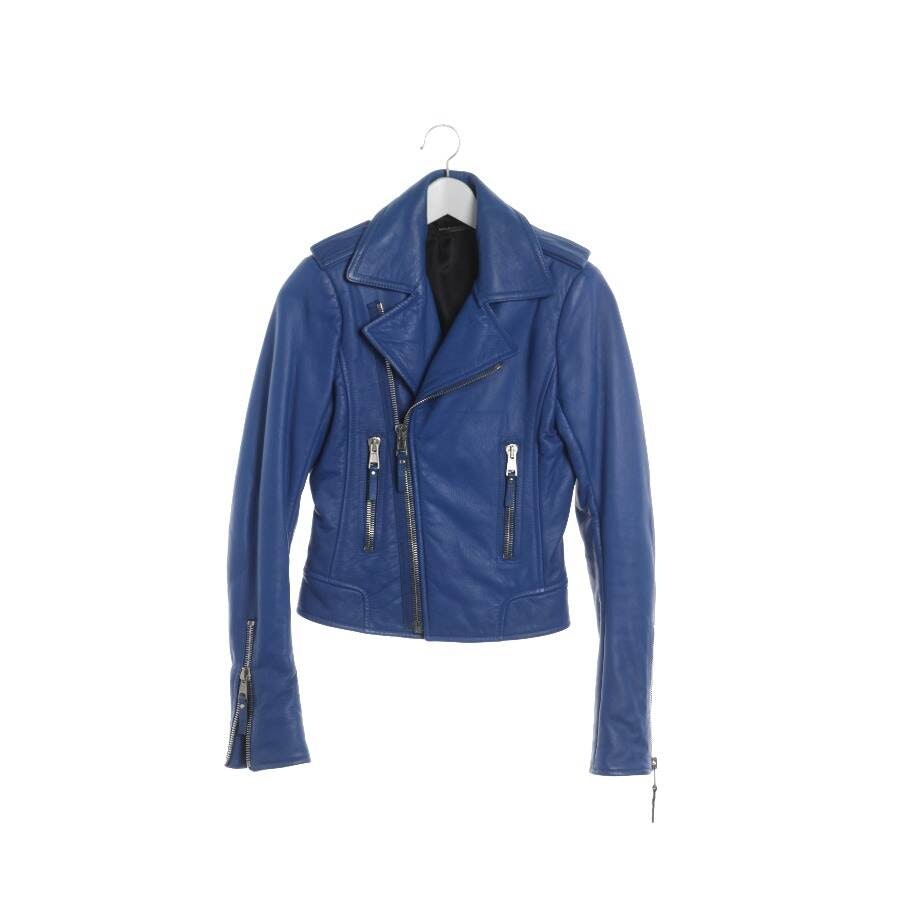 Balenciaga Lederjacke 34 Blau von Balenciaga