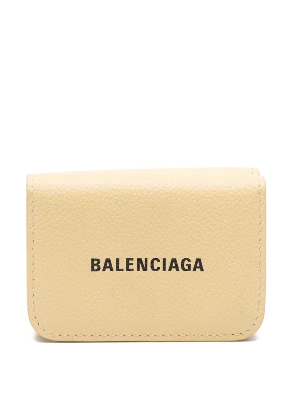 Balenciaga Mini Cash Lederportemonnaie - Nude von Balenciaga