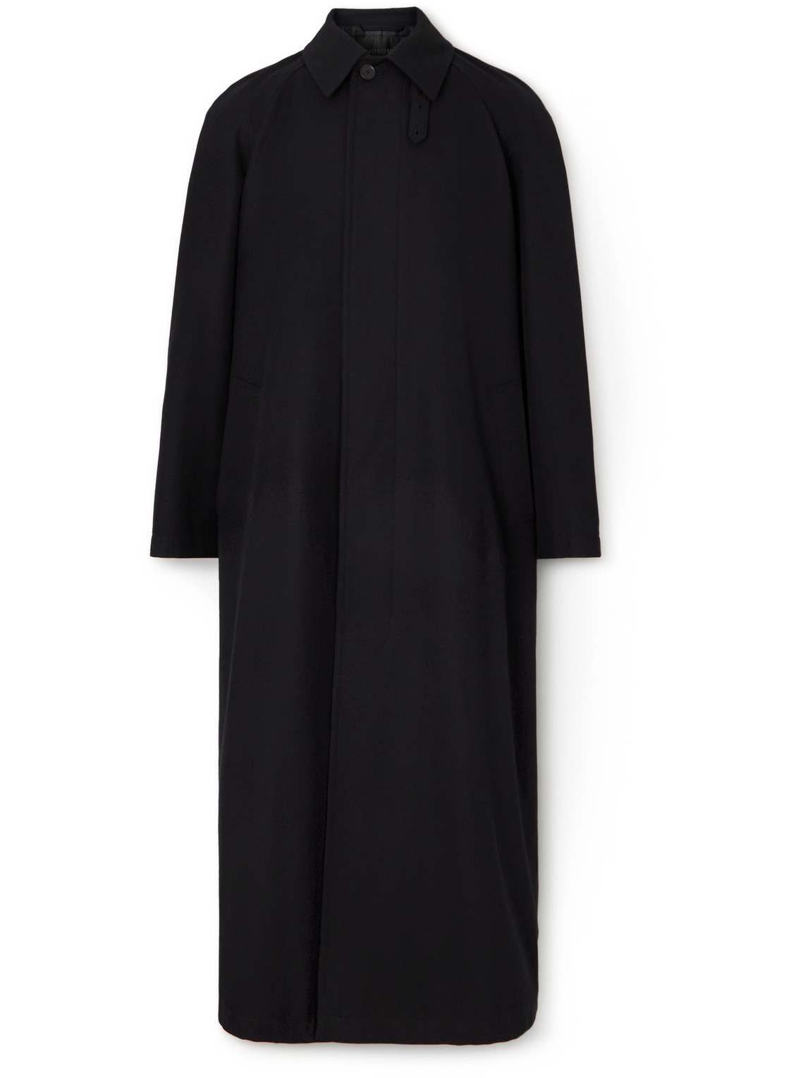 Balenciaga - Oversized Wool and Cotton-Blend Coat - Men - Black - 3 von Balenciaga