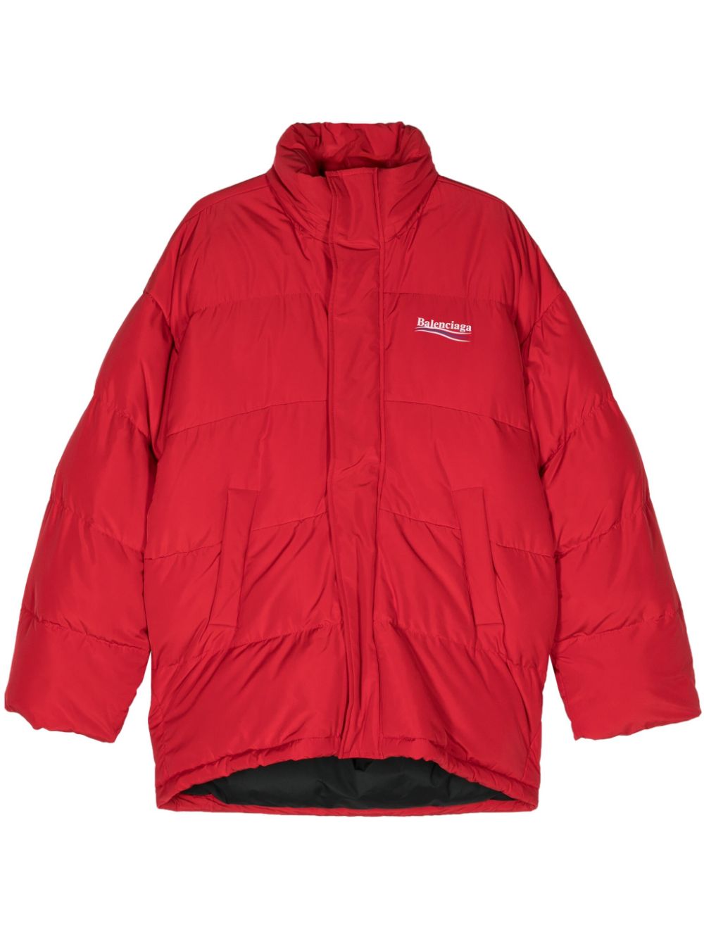 Balenciaga Political Campaign Steppjacke - Rot von Balenciaga