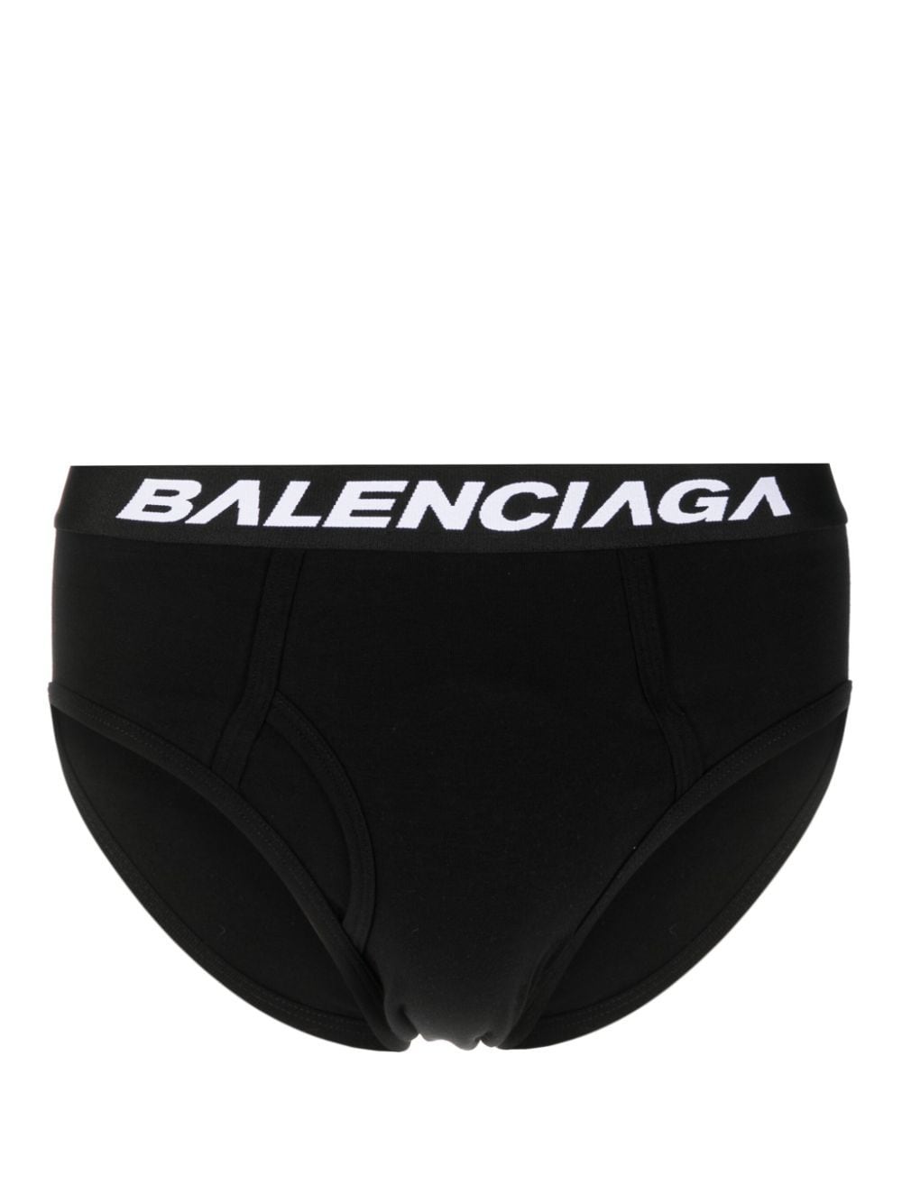 Balenciaga Racer Slip mit Logo-Bund - Schwarz von Balenciaga