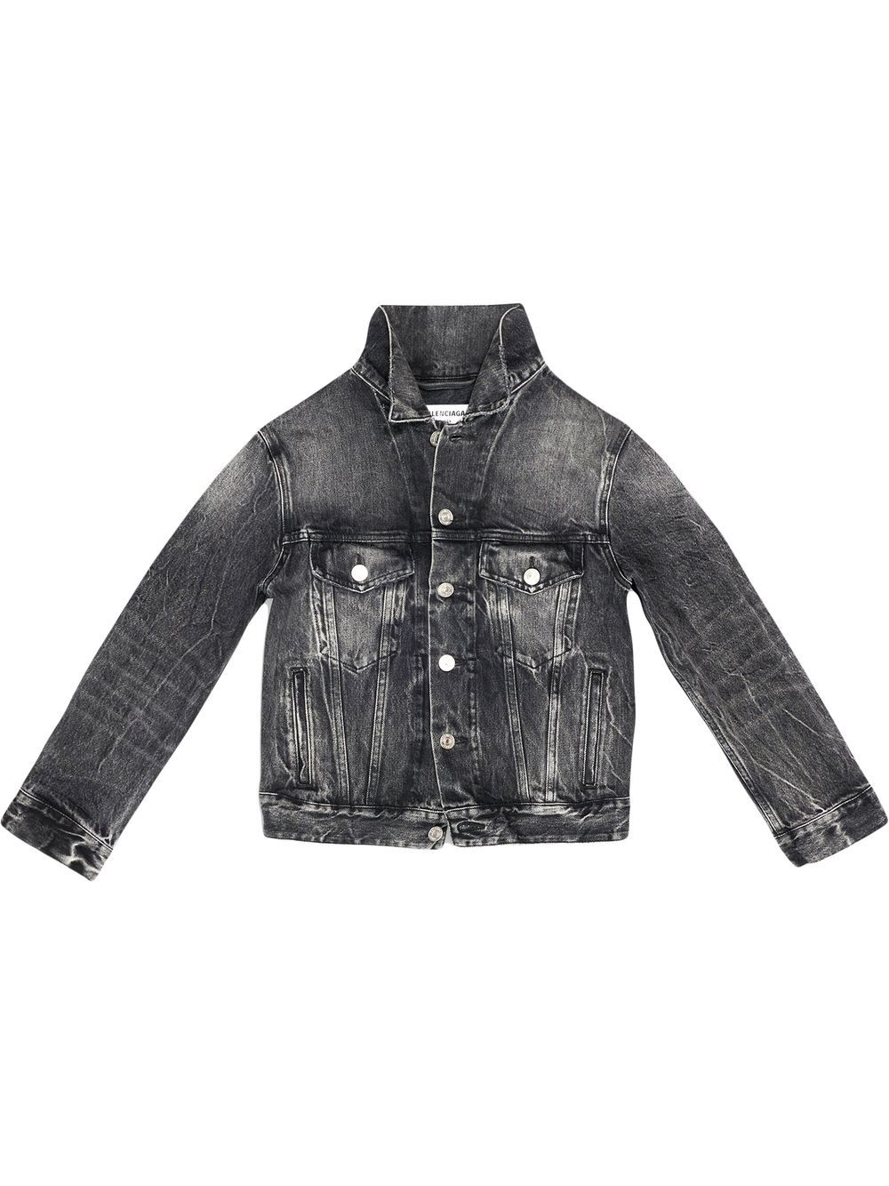 Balenciaga Schmale Jeansjacke - Schwarz von Balenciaga