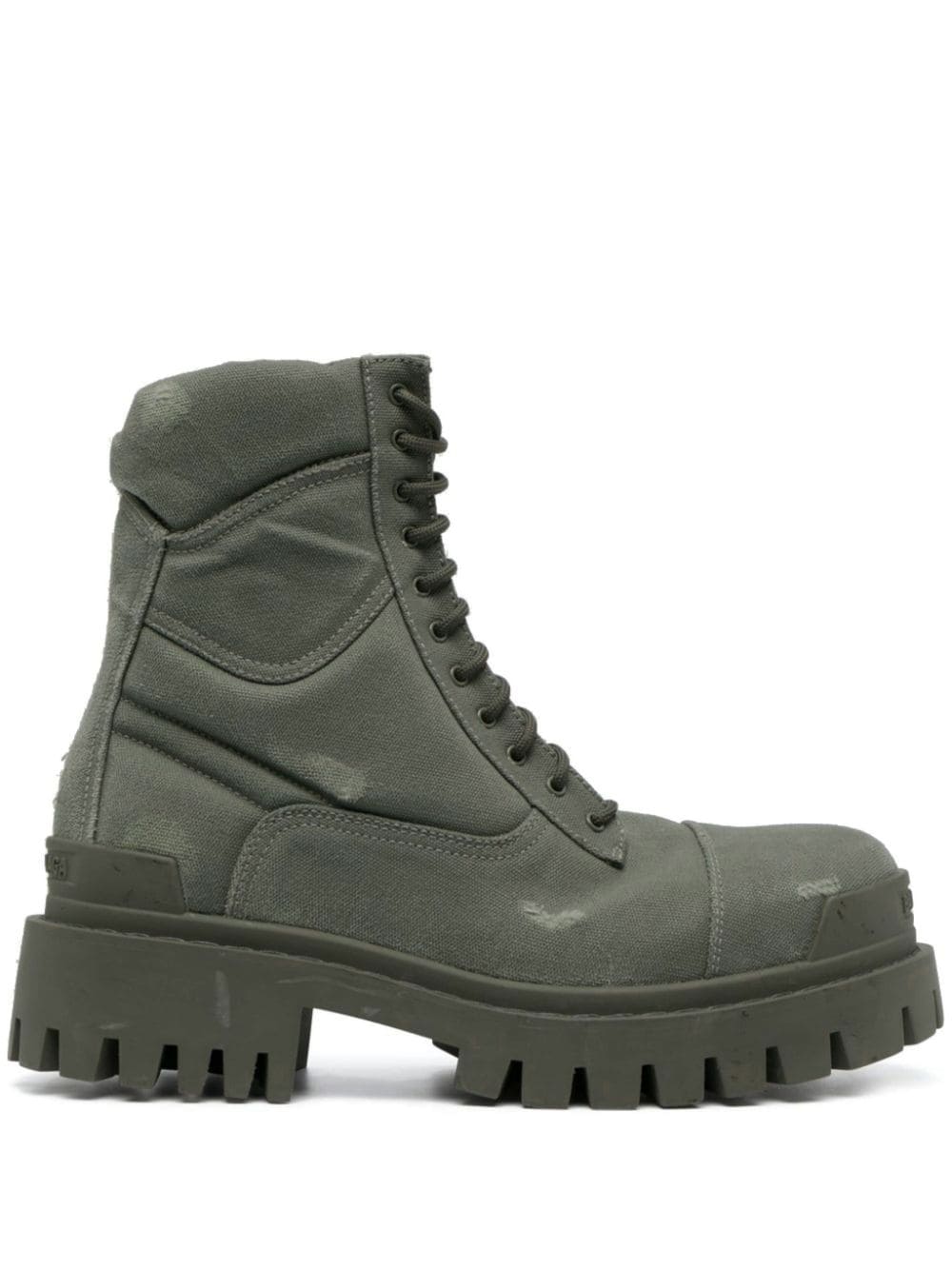 Balenciaga Schnürstiefel im Military-Look - Grau von Balenciaga